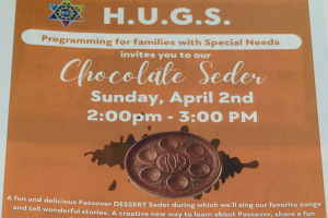 HUGS Chocolate Seder - April, 2023